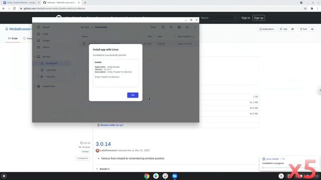 How to install Emby Theater Electron on a Chromebook смотреть онлайн