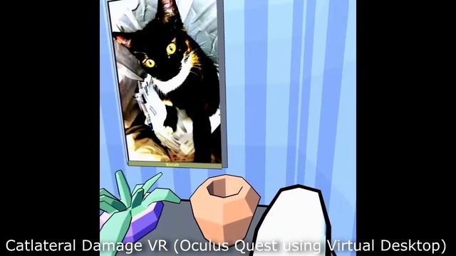 Catlateral Damage VR - To become the perfect cat! (Oculus Quest with Virtual Desktop) смотреть онлайн