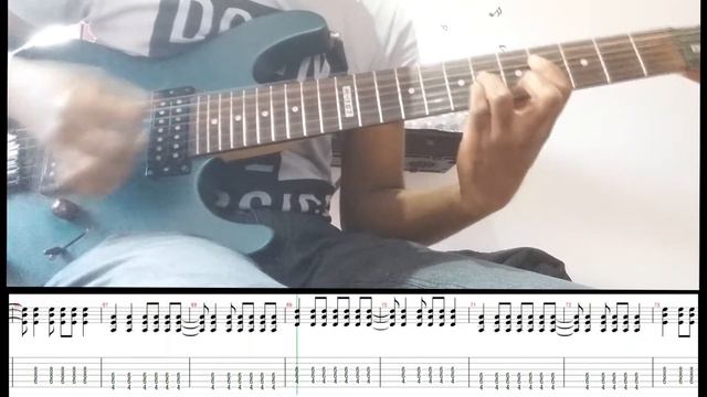 Green Day - American Idiot . guitar cover with tabs смотреть онлайн