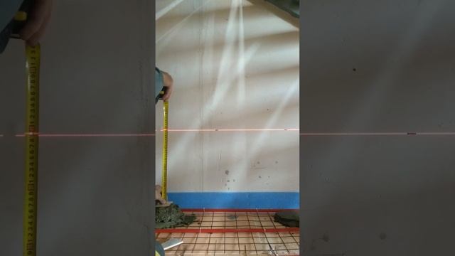Как я выставляю маяки под стяжку. Теплый пол.#маяки #стяжка #теплыйпол #строительство смотреть онлайн