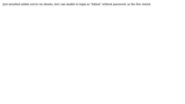 Cannot login to zabbix Server as "Admin" смотреть онлайн