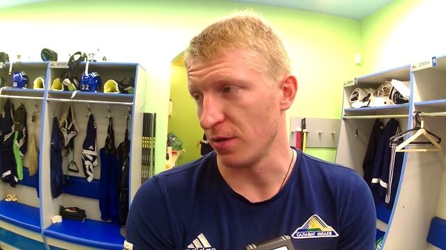 Иван Лекомцев после игры с Автомобилистом [01.09.2015] смотреть онлайн