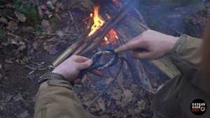 Прямой узел. Как завязать узел.