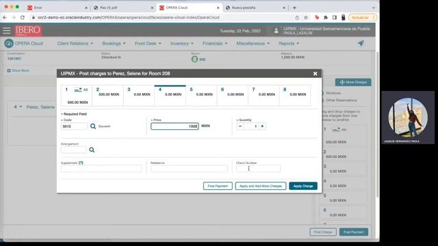 Exercise 5 Opera Cloud - How to Post, Divide and Adjust Charges and Reflect a Payment смотреть онлайн