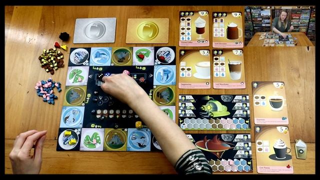 STARDUST COFFEE | Kickstarter Preview of a Space Travel, Coffee Delivery Game (with Dice!) смотреть онлайн