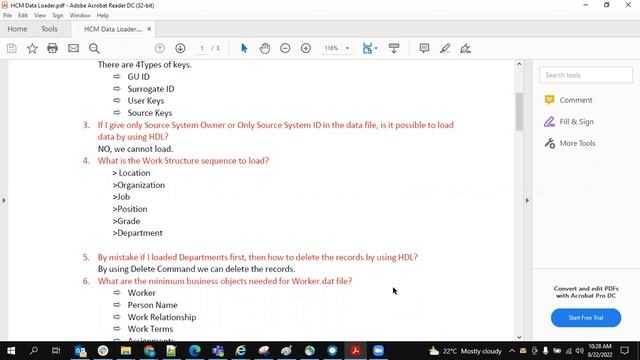 HCM Data Loader Q&A Part 1 | Oracle Cloud HCM Technical Training in Telugu смотреть онлайн
