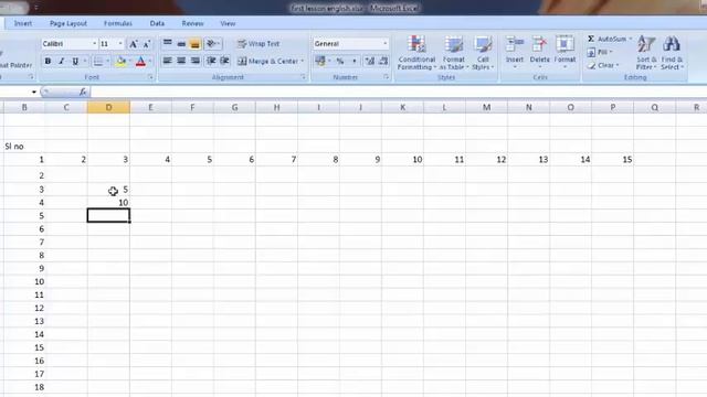 Microsoft Excel 2007 English Video Tutorial With Basic Fundamental Part 2 смотреть онлайн