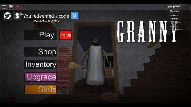 Roblox Granny Codes смотреть онлайн