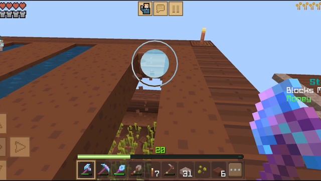 Crafting and Building - One Block Survival Gameplay Part 7 | "New Platform" смотреть онлайн