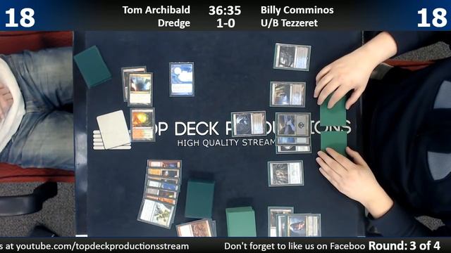 Modern 01/10/17: Tom Archibald (Dredge) vs Billy Comminos (U/B Tezzeret) смотреть онлайн