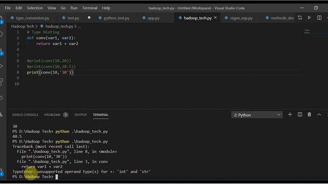 Python - Type Hinting смотреть онлайн