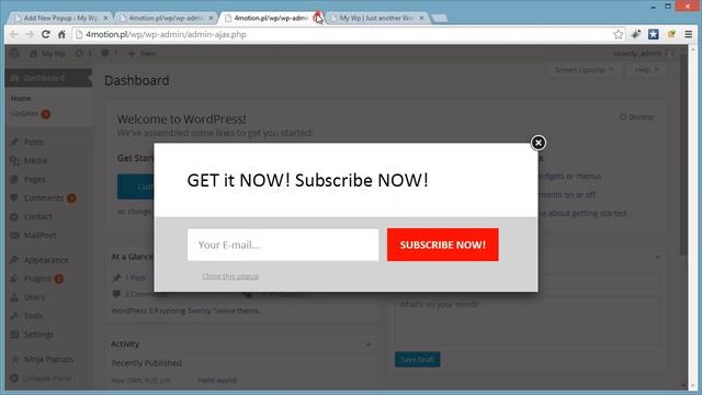 How to use Exit Popup - Ninja Popups смотреть онлайн