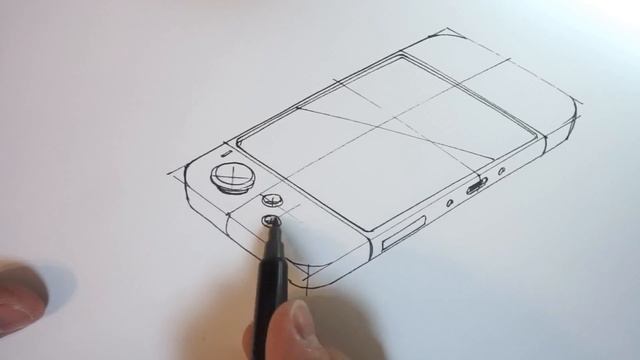 How to sketch nintendo switch : product sketch / 닌텐도 스위치 스케치 смотреть онлайн