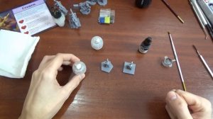 Подготовка миниатюр к покрасу. Грунт (кистью).