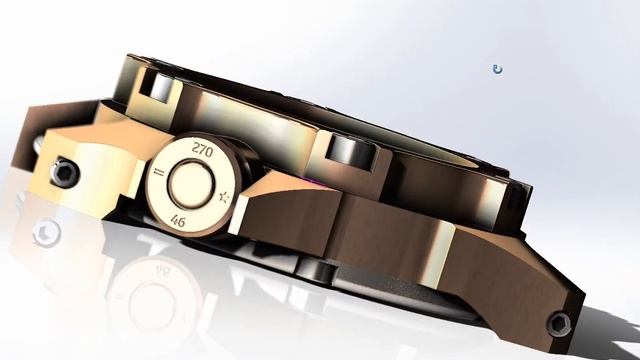 Мужские часы на заказ. 3д модель. Тульский Токарев. смотреть онлайн