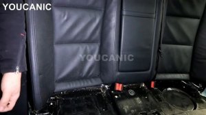 2006-2013 Mercedes-Benz S-Class W221 Remove Rear Backrest, Seat Cushion