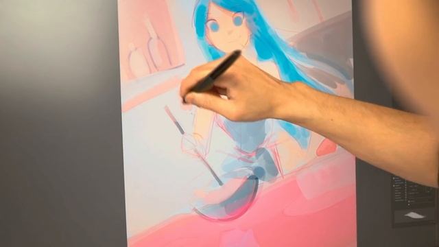 PAINTING WITH ONE LAYER! - Digital Art Challenge смотреть онлайн