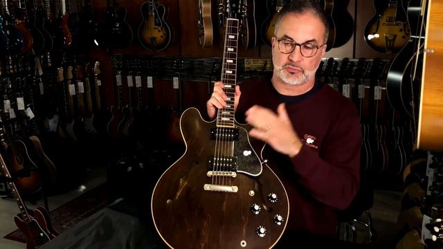 Gibson ES-335 Satin Walnut Limited Edition 2018 смотреть онлайн