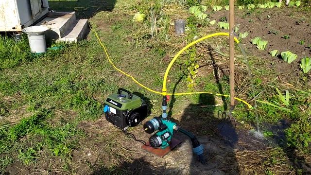 Насосная станция + генератор = работает нормально. смотреть онлайн