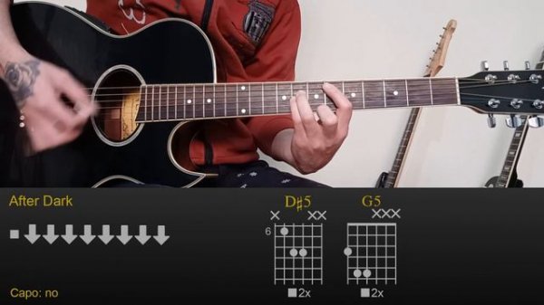 Mr.Kitty - After Dark | Easy Guitar Lesson Tutorial with Chords/Tabs and Lyrics