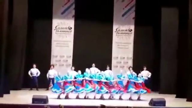"КАЗАЧЬЕМУ РОДУ НЕТ ПЕРЕВОДУ " Образцовый художественный ансамбля танца " Радость" смотреть онлайн