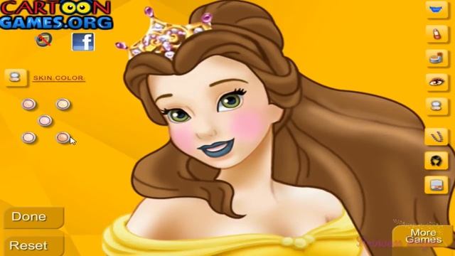 ♡ Disney Princess Belle Makeup ♡ Lovely Game For Girls