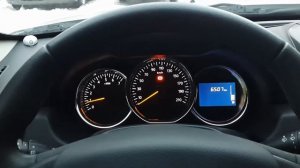 Renault Duster Постоянная подсветка приборной панели