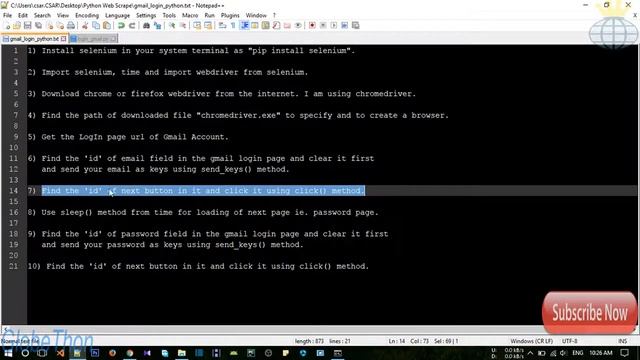 How to login in gmail using Python and Selenium Webdriver Using Chrome!!!!! смотреть онлайн