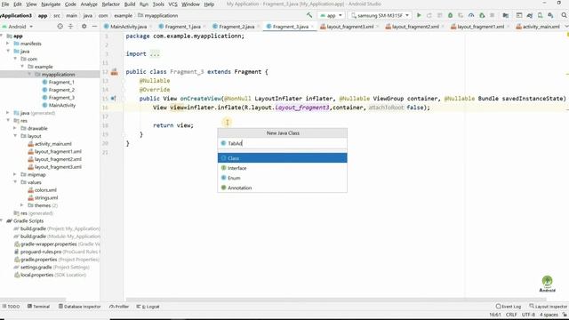 Tab Layout in Android Studio | Tab Layout With Fragment | Tab Layout With ViewPager | TabLayout #63 смотреть онлайн