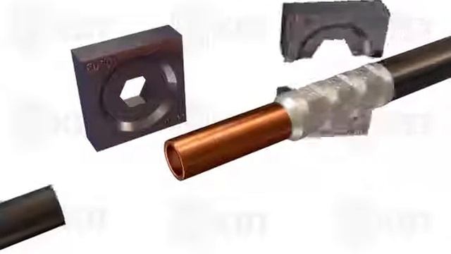 Опрессовка алюмомедной кабельной гильзы ГАМ смотреть онлайн