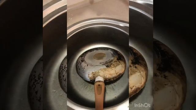 Как отмыть сковороду от жира и нагара смотреть онлайн