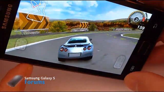 Galaxy S2 S II gaming: GT Racing смотреть онлайн