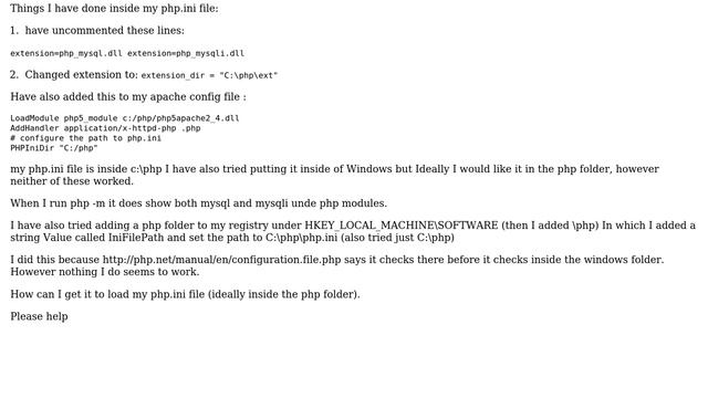 DevOps & SysAdmins: php.ini not being loaded смотреть онлайн