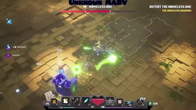 Nameless ONE !!! (BOSS) (Leader of the Nameless Kingdom) (40 Seconds Battle) (Minecraft Dungeons) ⚠ смотреть онлайн