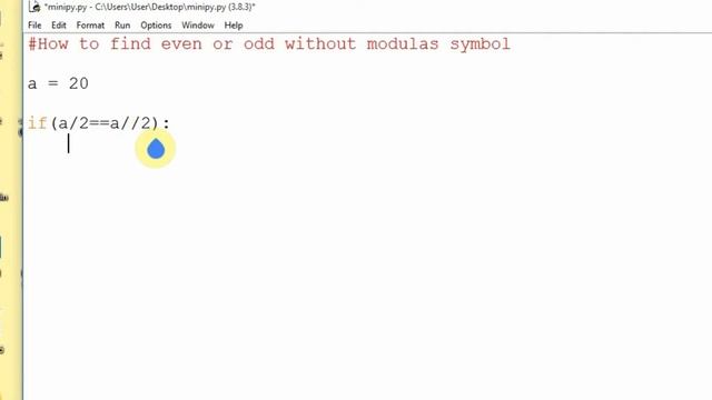 Check if a number is odd of even, without modulus operator in python | The fun way смотреть онлайн