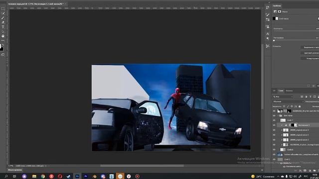 PHOTOSHOP SPEED ART SPIDER MAN [Photoshop with Blender 3D] смотреть онлайн