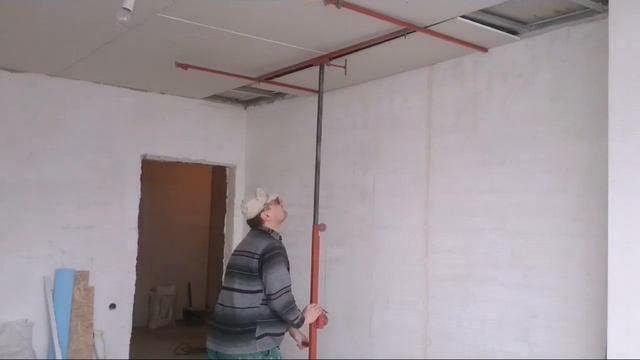 Подъемник гипсокартона из профильной трубы. смотреть онлайн