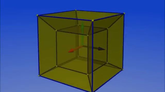 Unwrapping a tesseract (4d cube aka hypercube) смотреть онлайн