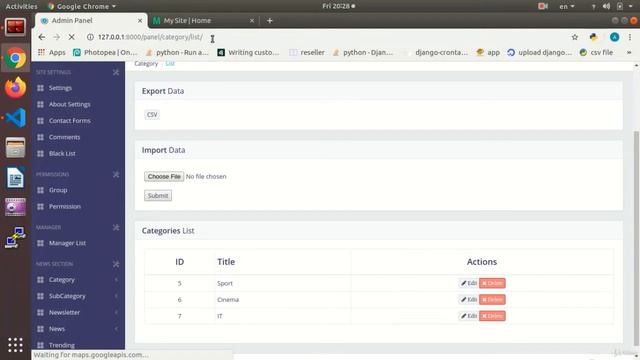 Import Data 2 | Python and Django смотреть онлайн