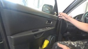 Как снять обшивку любой двери Мазда 3 I (ВК).