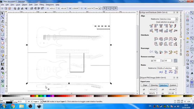 guitar template printing using inkscape смотреть онлайн