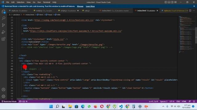 Build A Calculator with JavaScript |HTML & CSS | Source Code | 2022 смотреть онлайн