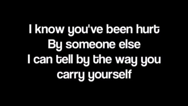 Passive voice in songs