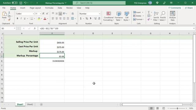 How to calculate Markup Percentage in Excel - Office 365 смотреть онлайн