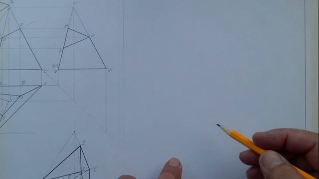 Саляхов Д.Н. Инженерная графика. Сечение пирамиды плоскостью. Часть 2 смотреть онлайн