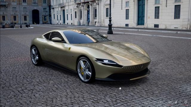 Ferrari Roma 2020 Grigio Ingrid Supercar Configuration And 360 Degree Video (No Commentary) смотреть онлайн