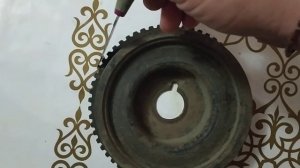 ШКИВ КОЛЕНВАЛА ГРМ НА РЕЗИНЕ  ПРОВЕРНУЛО, НЕ ПРАВИЛЬНОЕ ЗАЖИГАНИЕ .