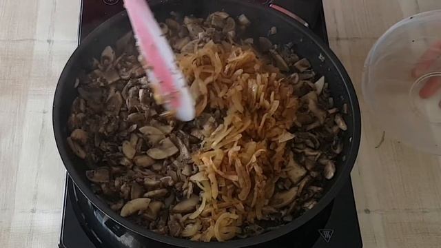 Котлеты из шампиньонов/ Frikadellen aus Champignons смотреть онлайн