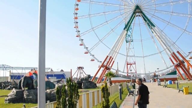 Батуми.Кобулети.Парк аттракционов Цицинатела. смотреть онлайн