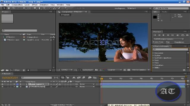 After Effect CS4: Preview Project HD part 2 смотреть онлайн